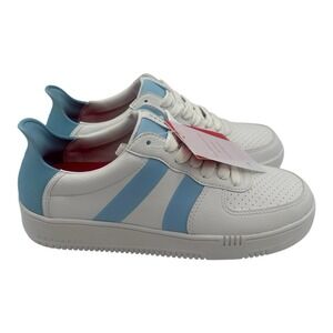 Redvanly Contender Golf Shoes Mens Sz 10‎ White/Sky Blue Spikeless Sneakers